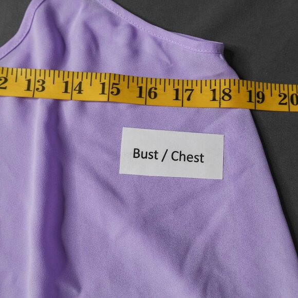 Womens Cami Top Small Sheer Lilac Purple Flowy Corpcore Timeless Capsule - Picture 9 of 11